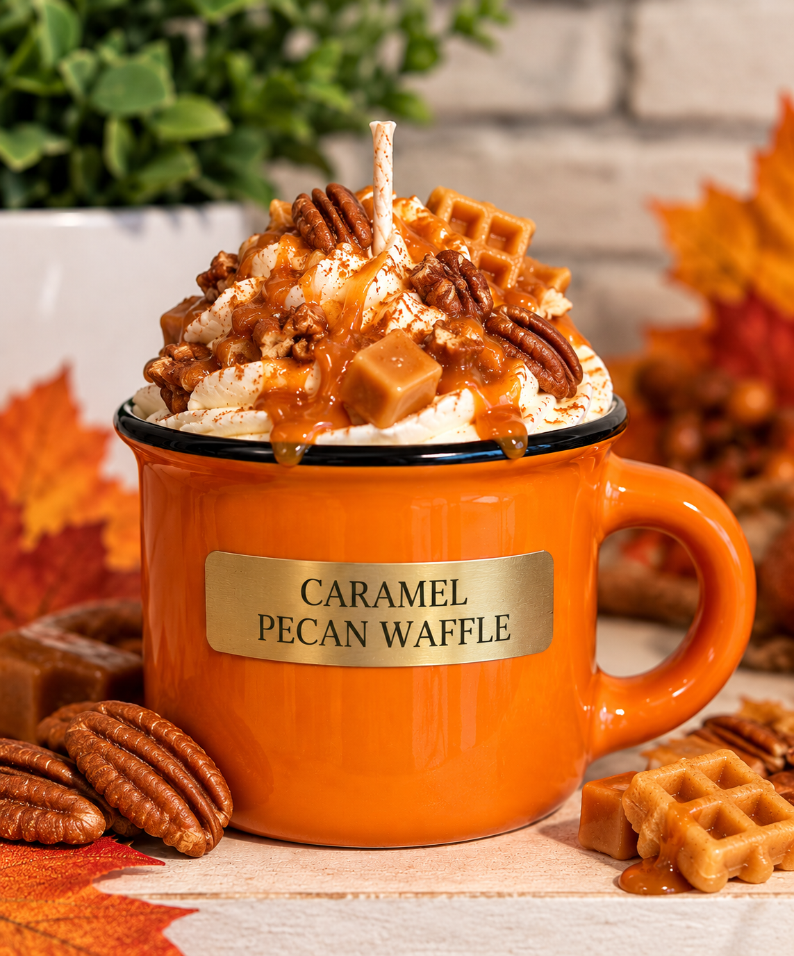 Caramel Pecan Waffle