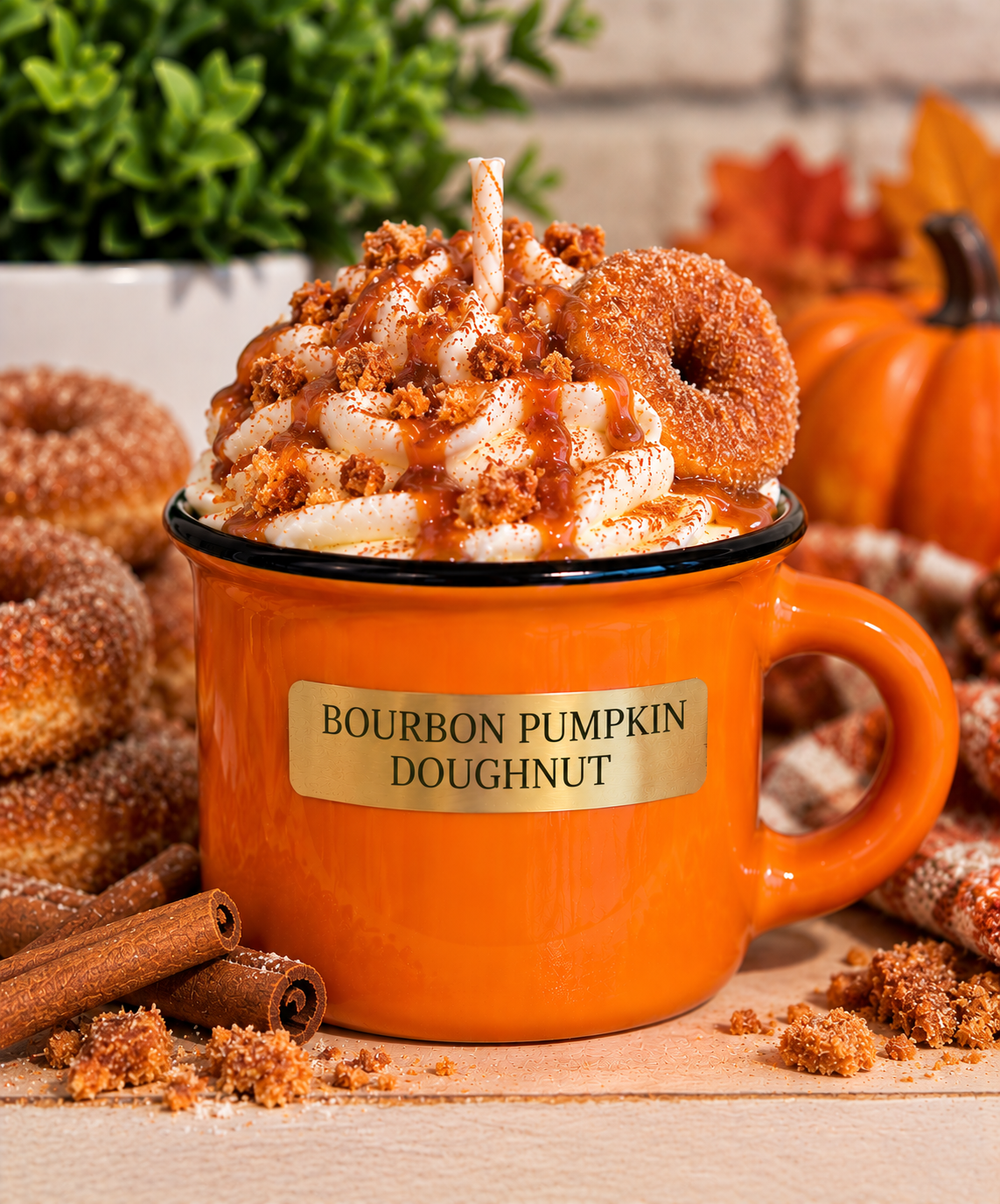 Bourbon Pumpkin Doughnut