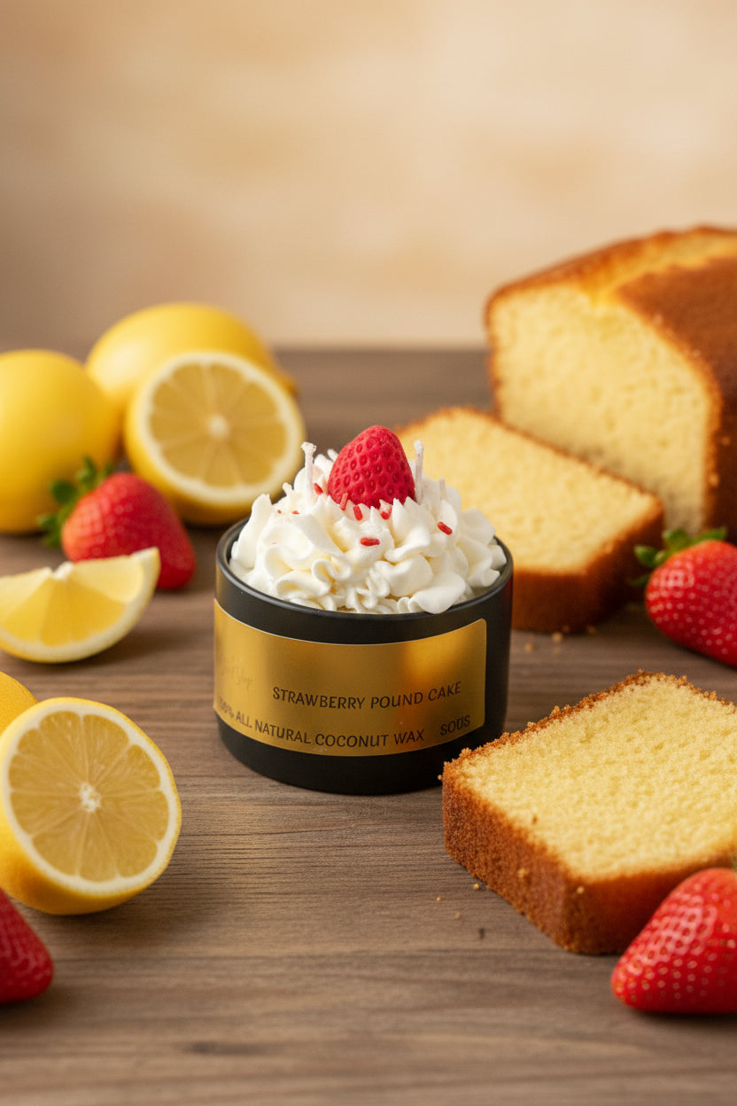 Strawberry Pound Cake